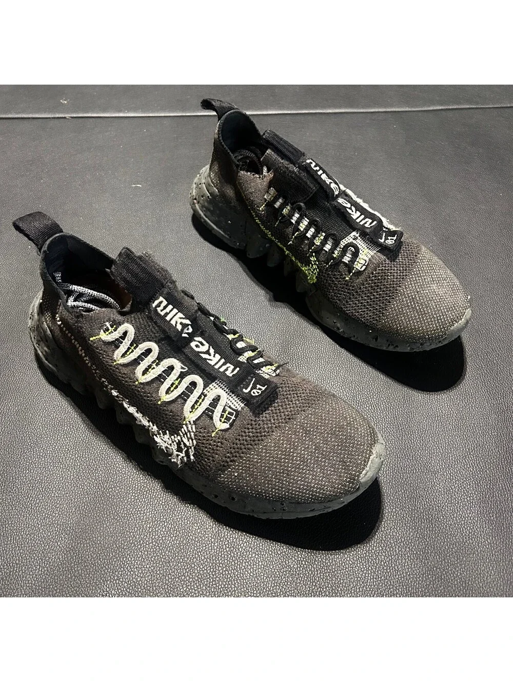 Nike Space Hippie 01 Anthracite Black Volt Men's 9.5 With Box